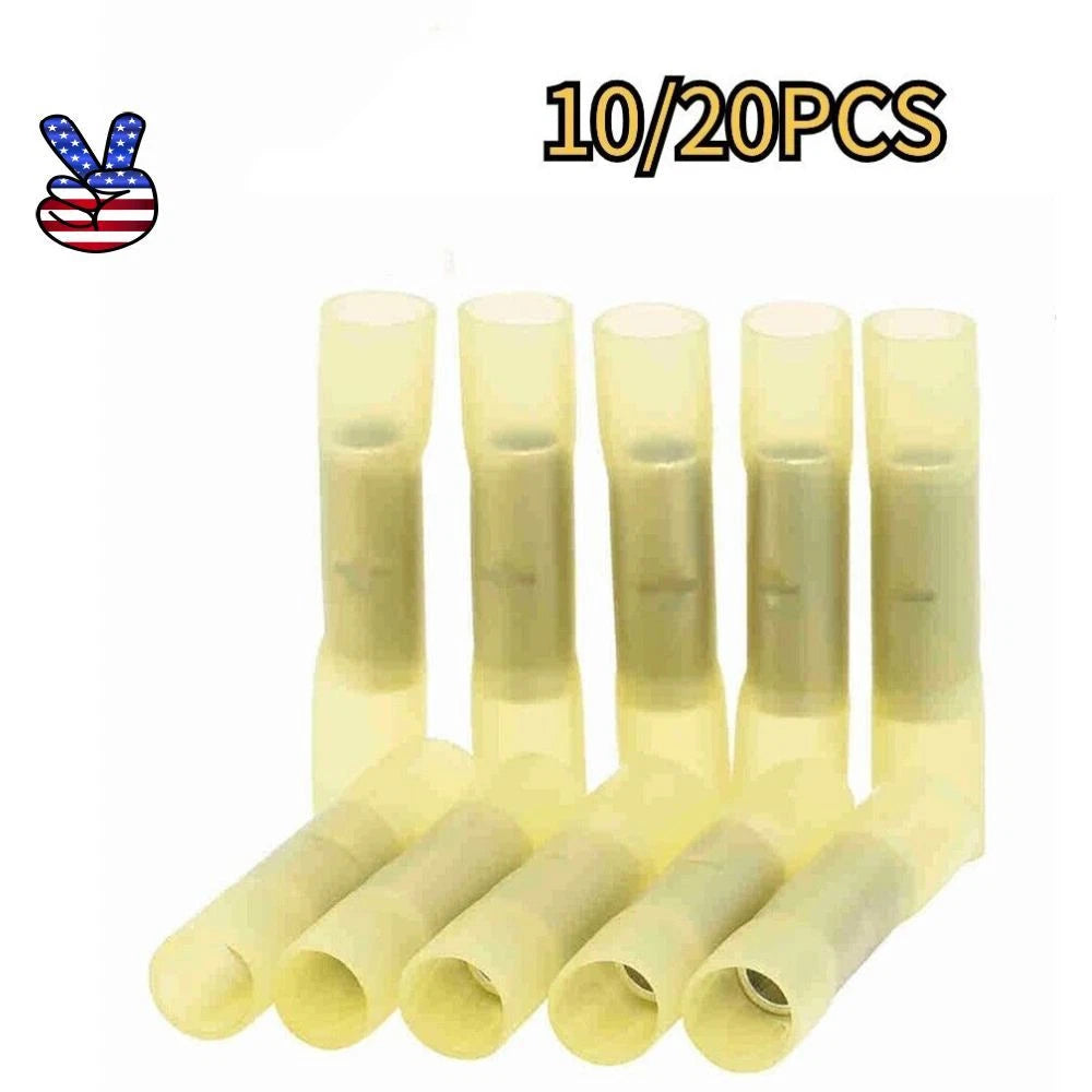 8awg Waterproof Wire Butt Crimp Connector Heat Shrink Terminals