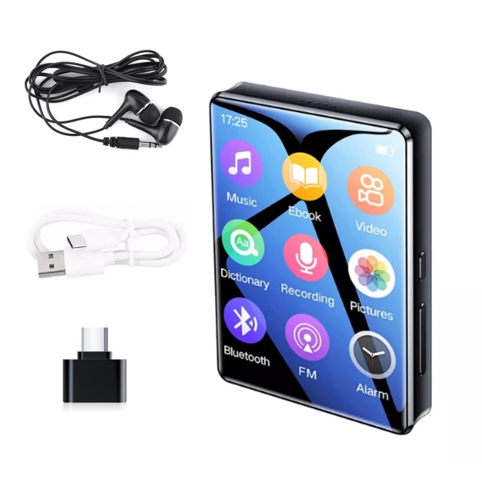 2.4'' Mp3 Player Hd Full-touch Screen Bluetooth 5.0 Hifi Lossless