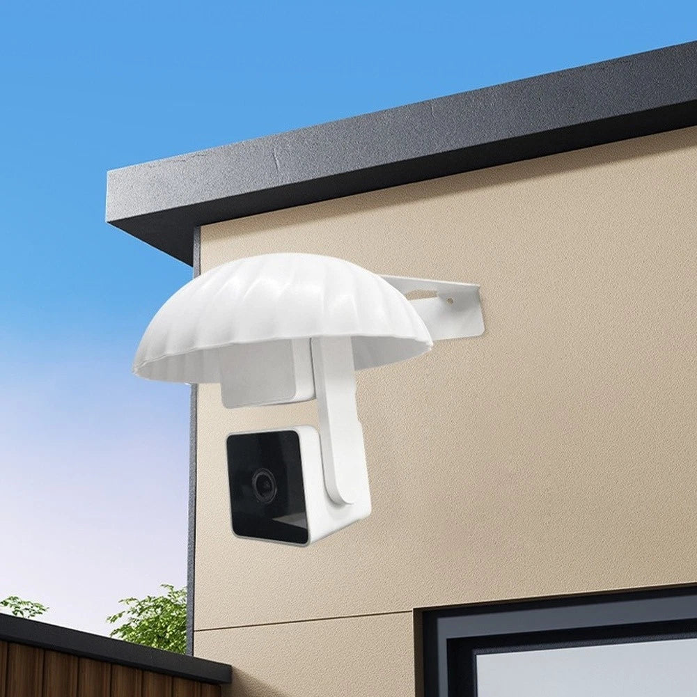 White Sun Shade Rain Cover For Wyze Pan Forv3 Camera With Mounting