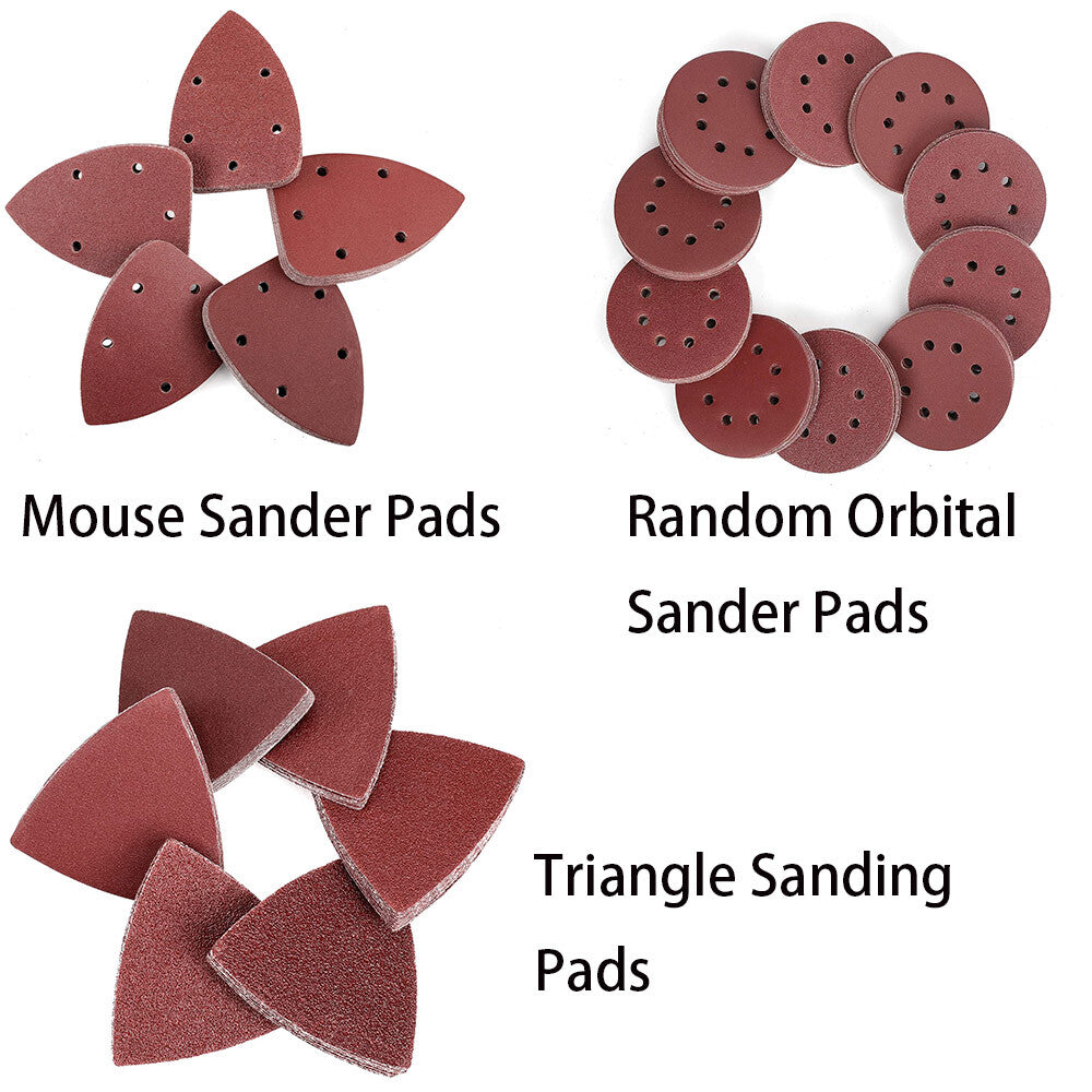 WORKPRO 150PC Sanding Disc Set for Mouse Sander by WORKPRO