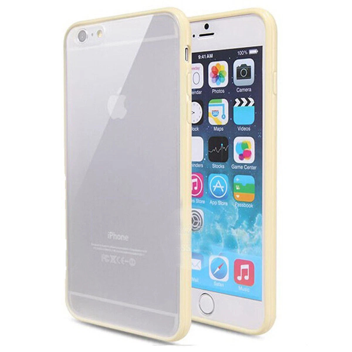 Iphone 6/ 6s Plus Case Bumper Case Cover Protective Frosted Clear