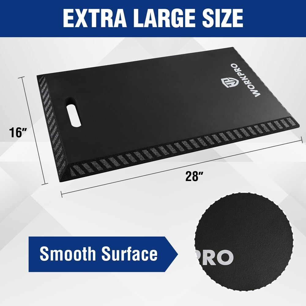 WORKPRO Extra Thick Kneeling Pad Extra Large Foam Kneeler Mat for Auto-Repair