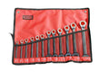 8-22mm Cr-v Reversible Ratchet Gear Spanner Wrench Set Canvas Roll