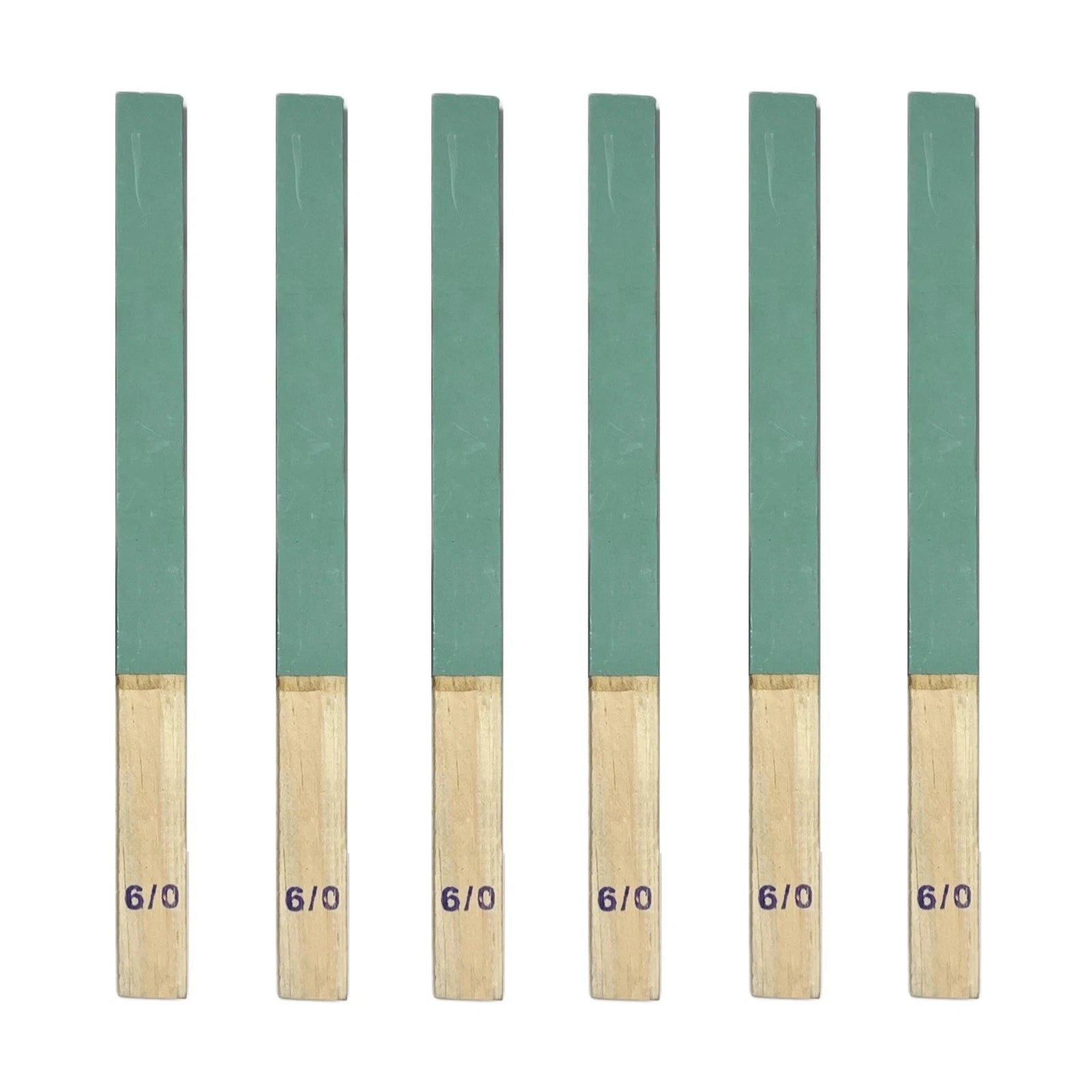 6 Pack 9-1/2" X 3/4" Grit 6/0 Polishing Paper Emery Sticks - Jewelry