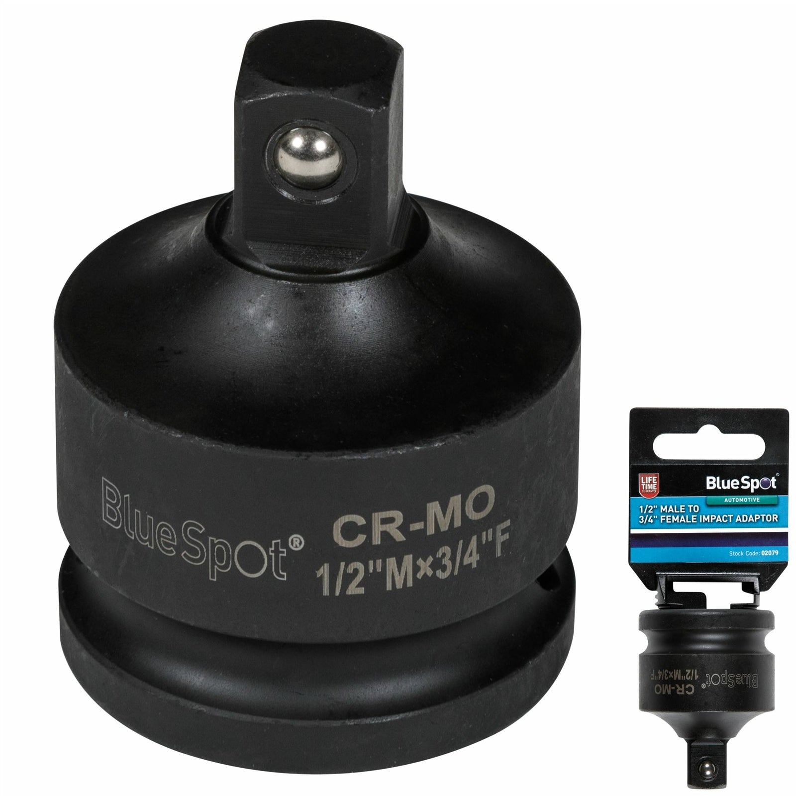 BlueSpot Impact Adaptor Socket Reducer From 3/4" Female to 1/2" Male