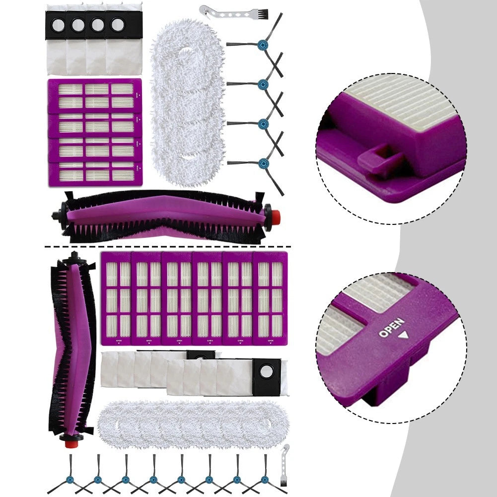 For Eureka J15 Pro Compatible Dust Bag Brush Filter And Mop Cloth