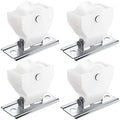 Roman Shade Pulley Set Of 4 White Plastic Curtain Accessories For