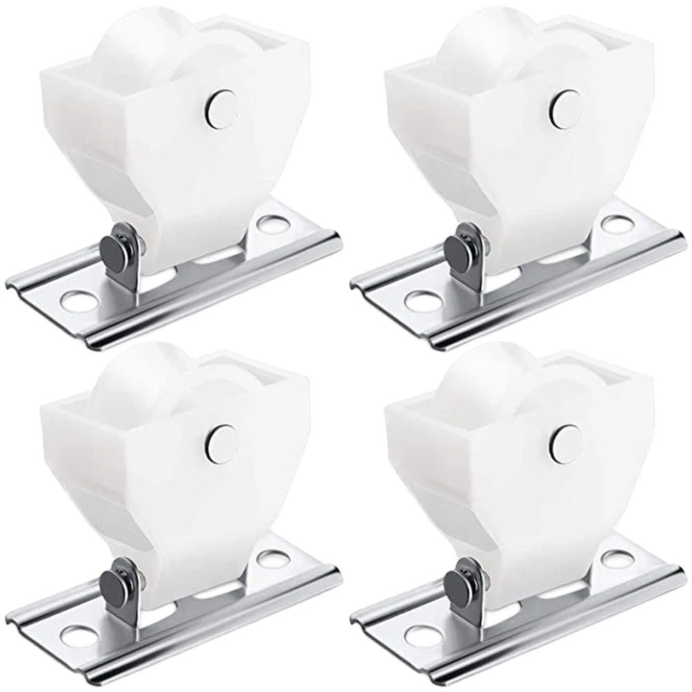 Roman Shade Pulley Set Of 4 White Plastic Curtain Accessories For