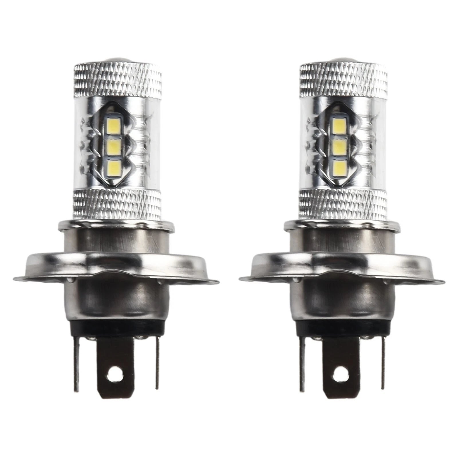 Brand New H4 Fog Lights Led Bulb Hi/lo Lamp Motorcycle Set 12V 6000k
