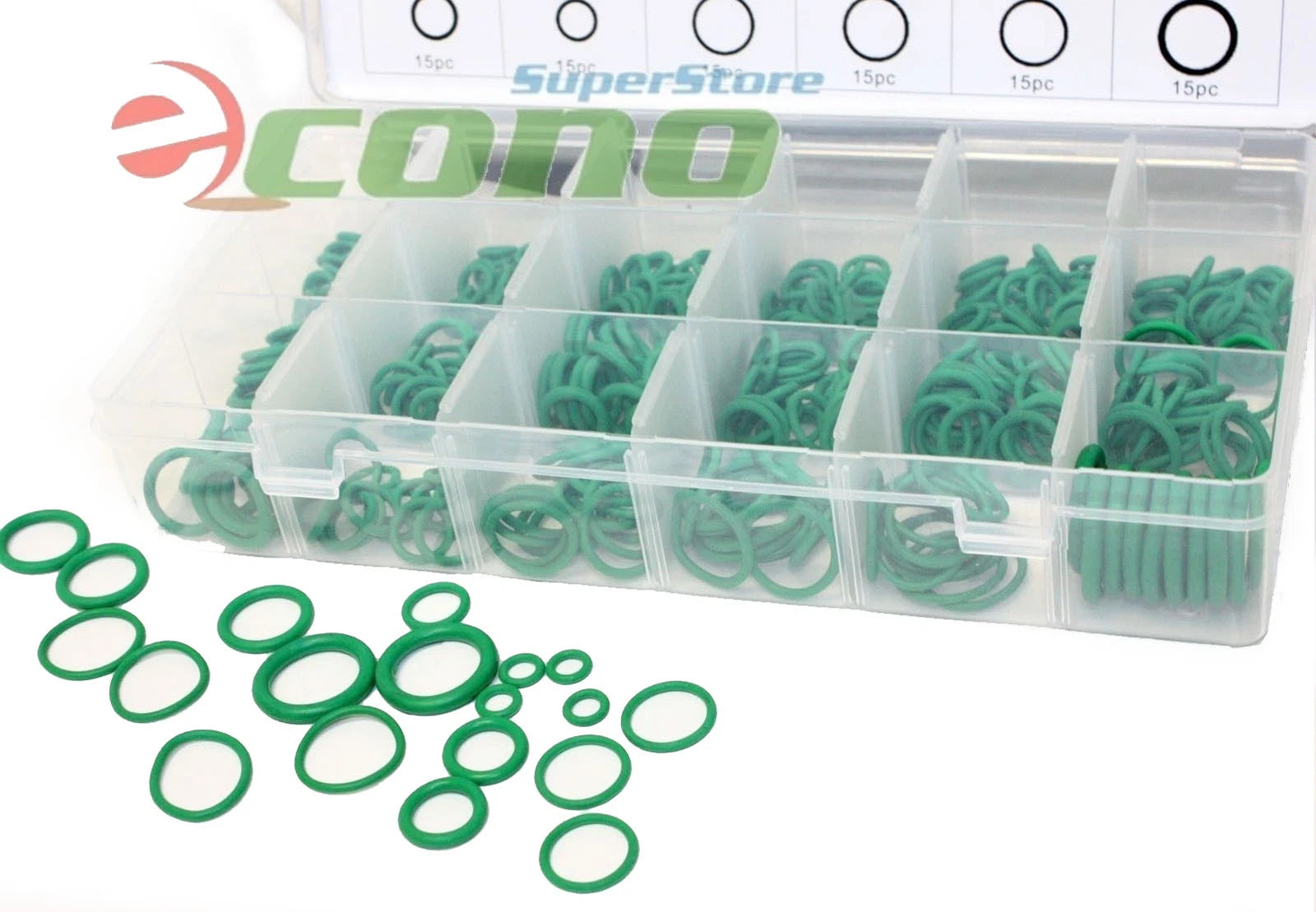 Hydrogenated Nitrile Butadiene Rubber Ac O-ring Assortment 18 Popular