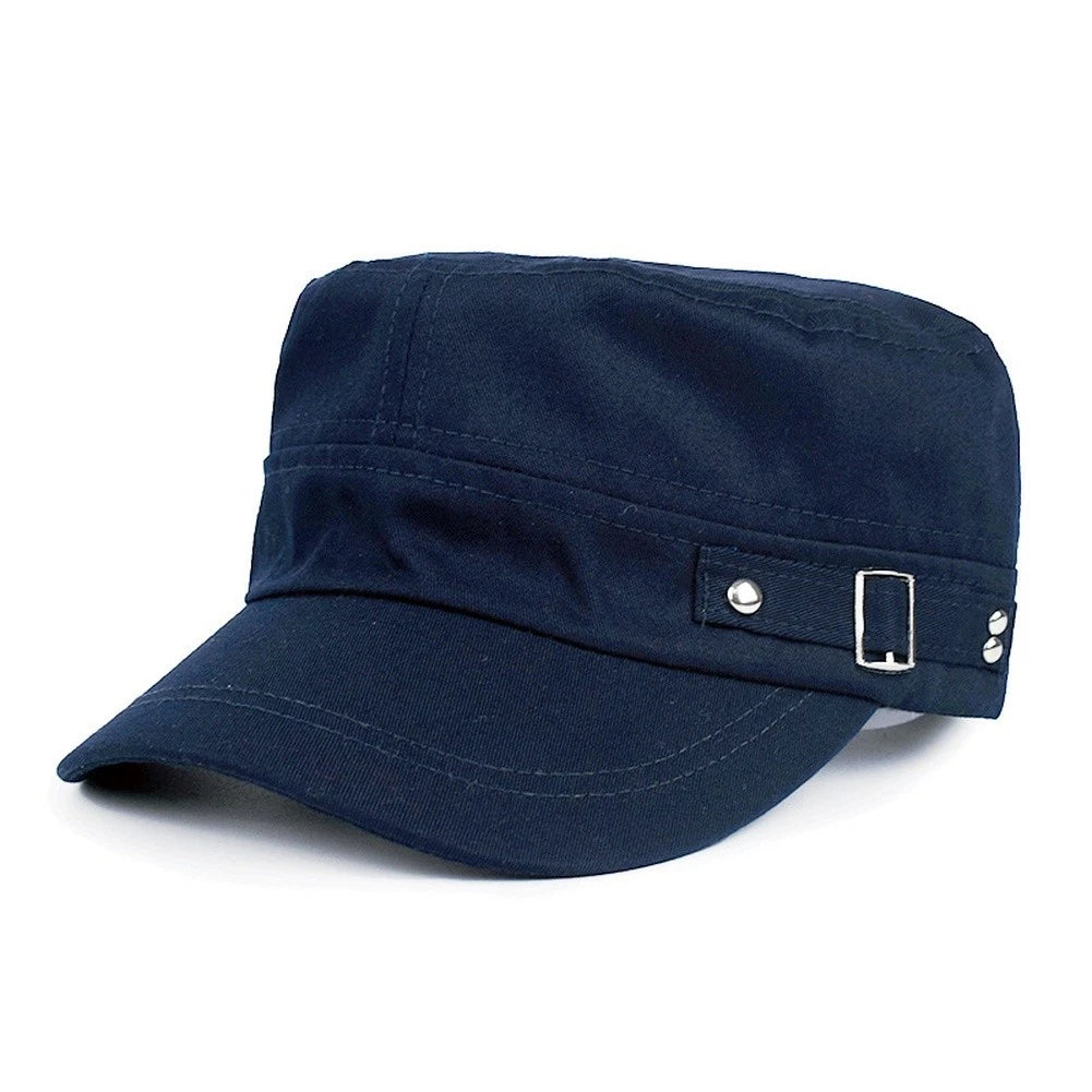 Adjustable Cotton Baseball Cap With Short Eaves Brim For Men Outdoor