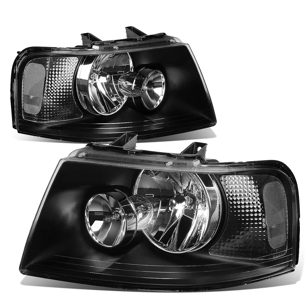 Fit 2003-2006 Ford Expedition Pair Black Housing | Built Supply Co