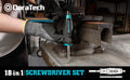 DURATECH 18-in-1 Multi-bit Screwdriver Set T-bar Precision Screwdriver