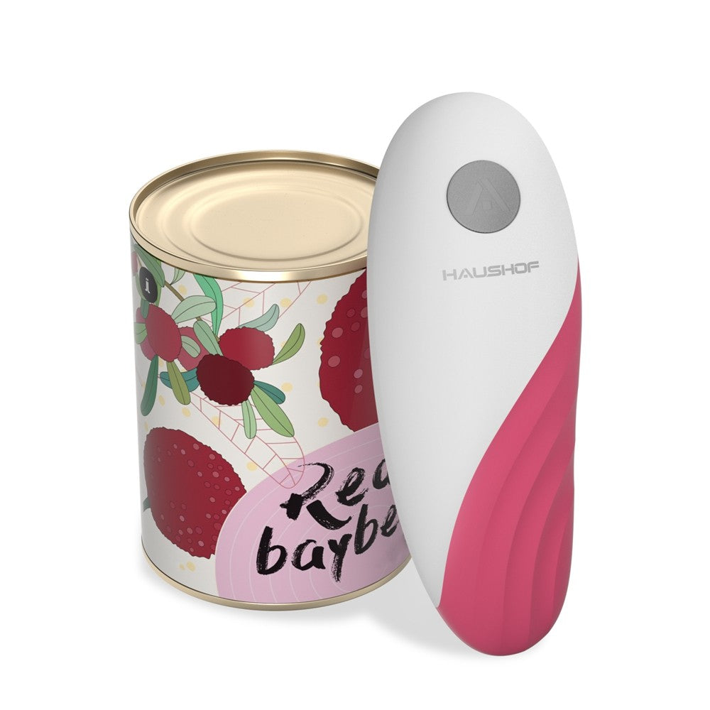 HAUSHOF Electric Can Opener Automatic Hands-Free Smooth Edge Fits Any Size Cans