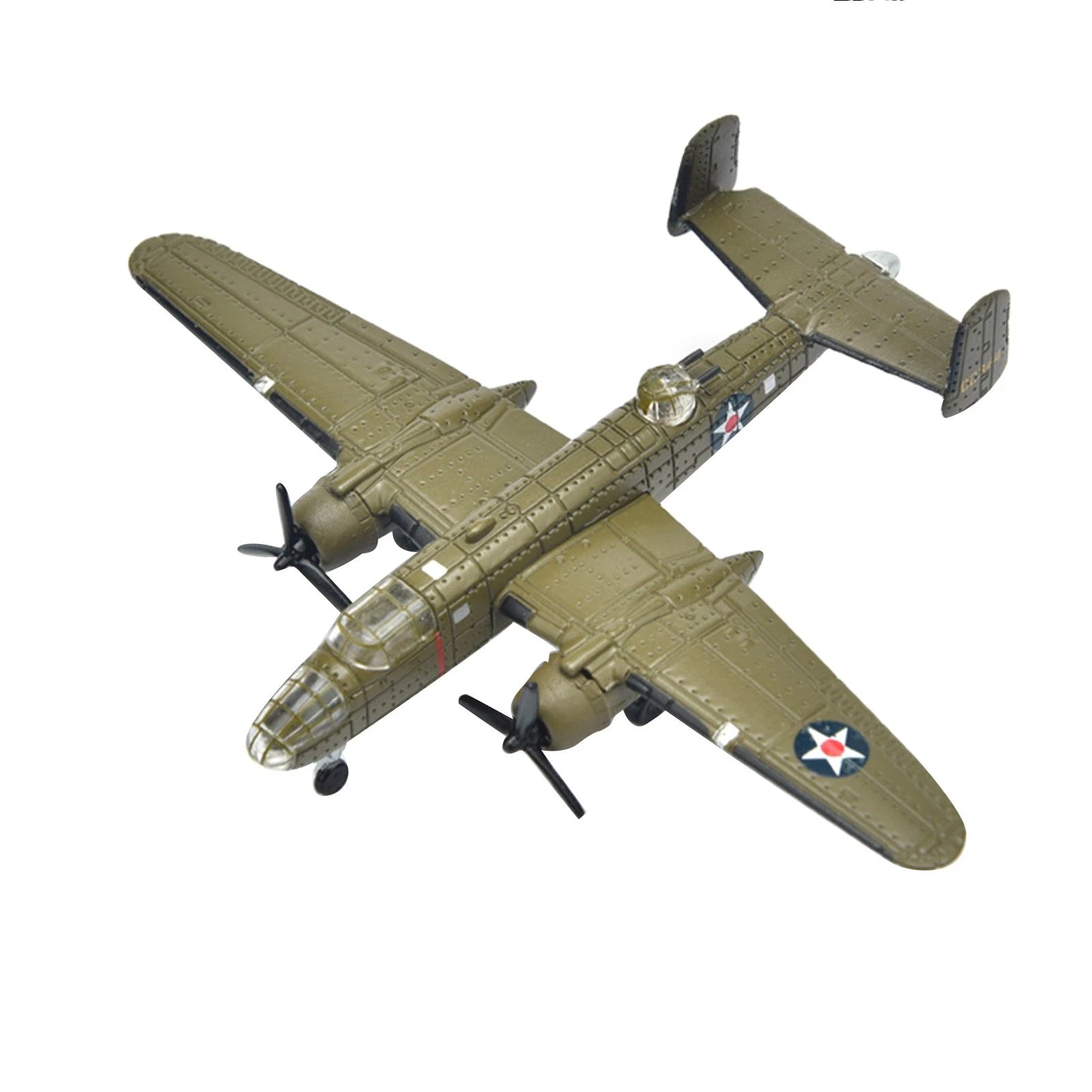 3.1in Wwii Us B-25 Mitchell Bomber Model Finished Model Decor Model