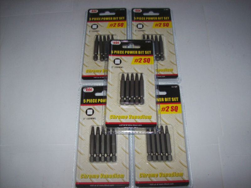 IIT 2" Square Robertson Power Drill Screw Bits