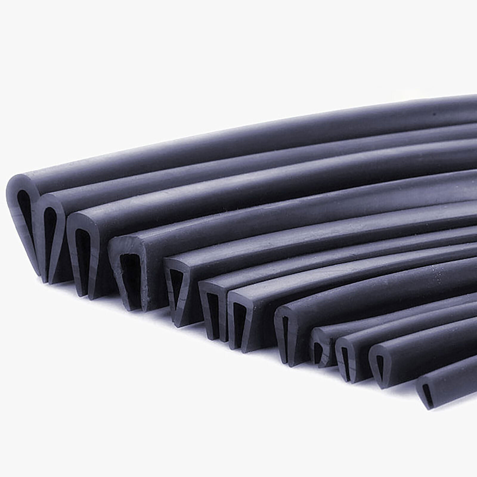 Rubber U Channel Edging Trim Seal 1-12mm