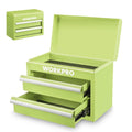 WORKPRO Mini Tool Box 2-Drawer Steel Toolbox with Ball Bearing Slides by WORKPRO