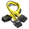 For Desktop Gpu 6 Pin Female To Dual Pci-e 8 Pin Male Adapter High
