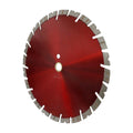 Red 12" X .125" X 1"-20mm Turbo Segmented Diamond Blade Cutter