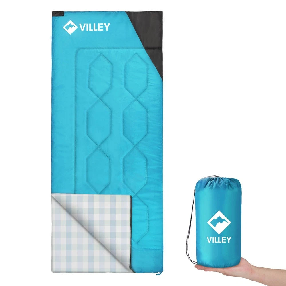 Villey Camping Sleeping Bag, Lightweight Backpacking Sleeping Bag