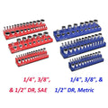 Magnetic Socket Organizer Storage Holder Tray 1/4"/3/8"/1/2" Drive
