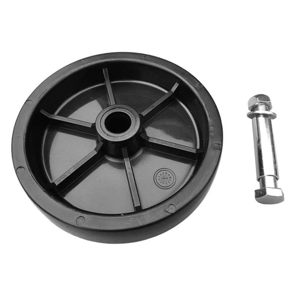 6 Inch Trailer Support Wheel Plastic Housing With Internal Metal