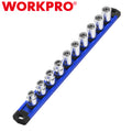 WORKPRO Magnetic Socket Organizer 1/2 Drive Heavy Duty