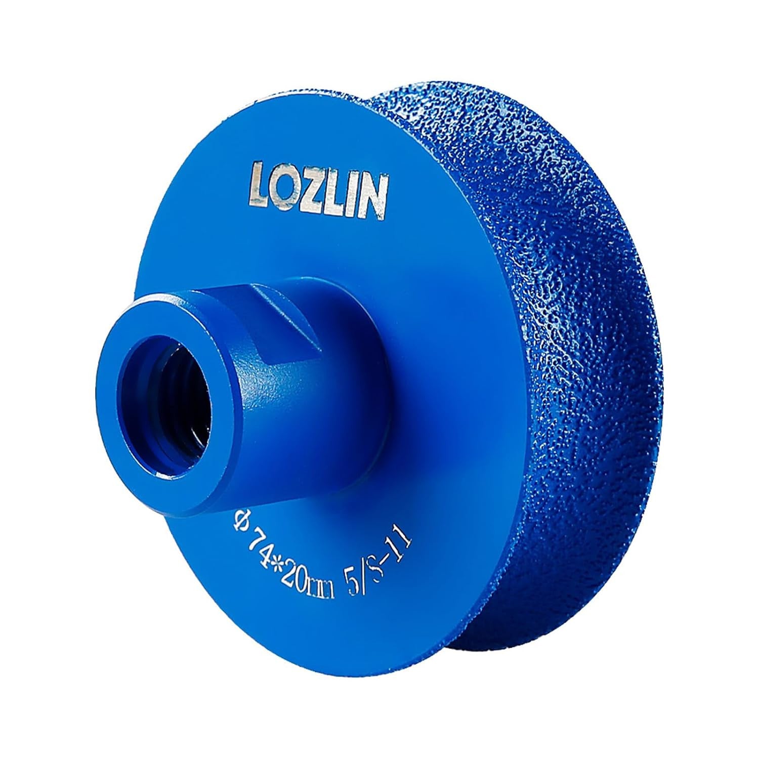 3 Inch Diamond Grinding Wheel, 5/8"-11 U Shape Stone Edge Polishing