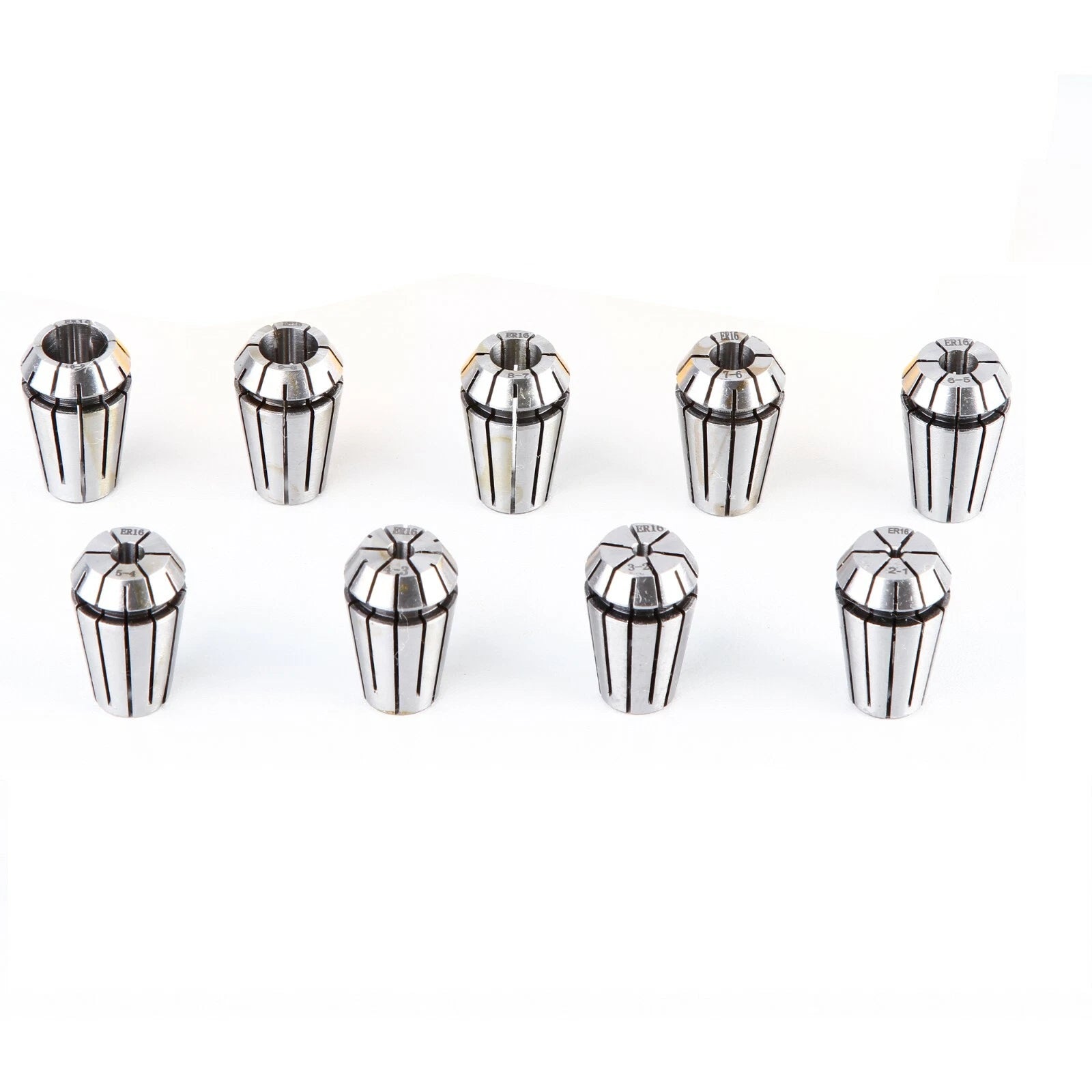New Precision Er16 Collet Set 2-10mm Tir0.0004"/ | Built Supply Co