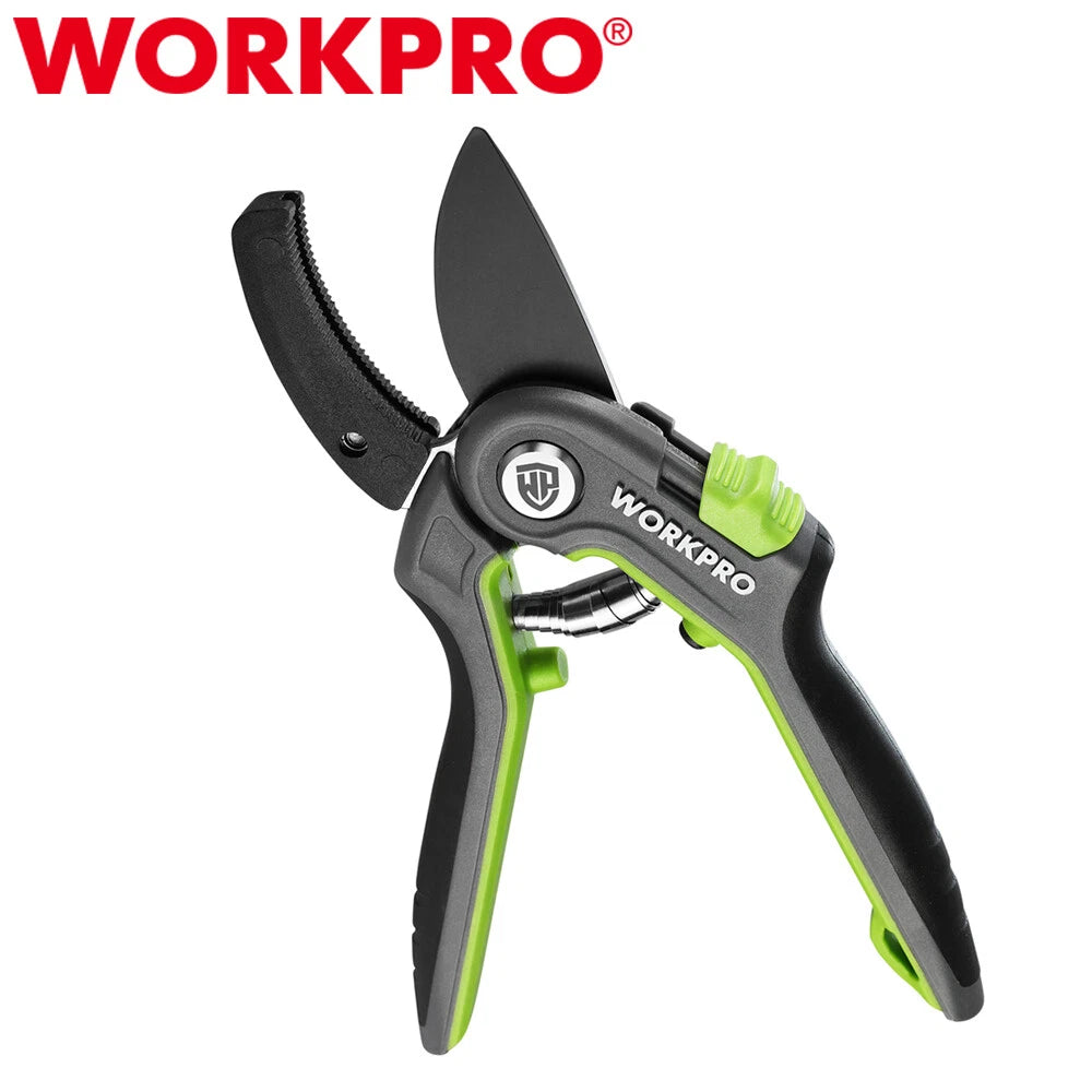 Workpro Anvil Pruning Shears 8-in Gardening Hand Pruner W/sk5 Steel