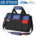 Workpro 18 Inch Tool Bag With Waterproof Molded Base Adjustable