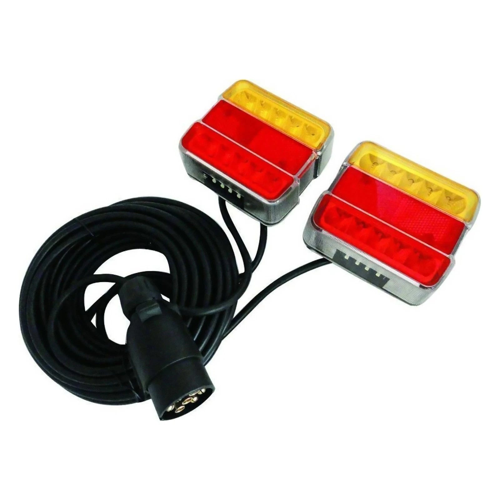 Magnetic Trailer 2 Rear Lights 12V Led Tail Light | Built Supply Co