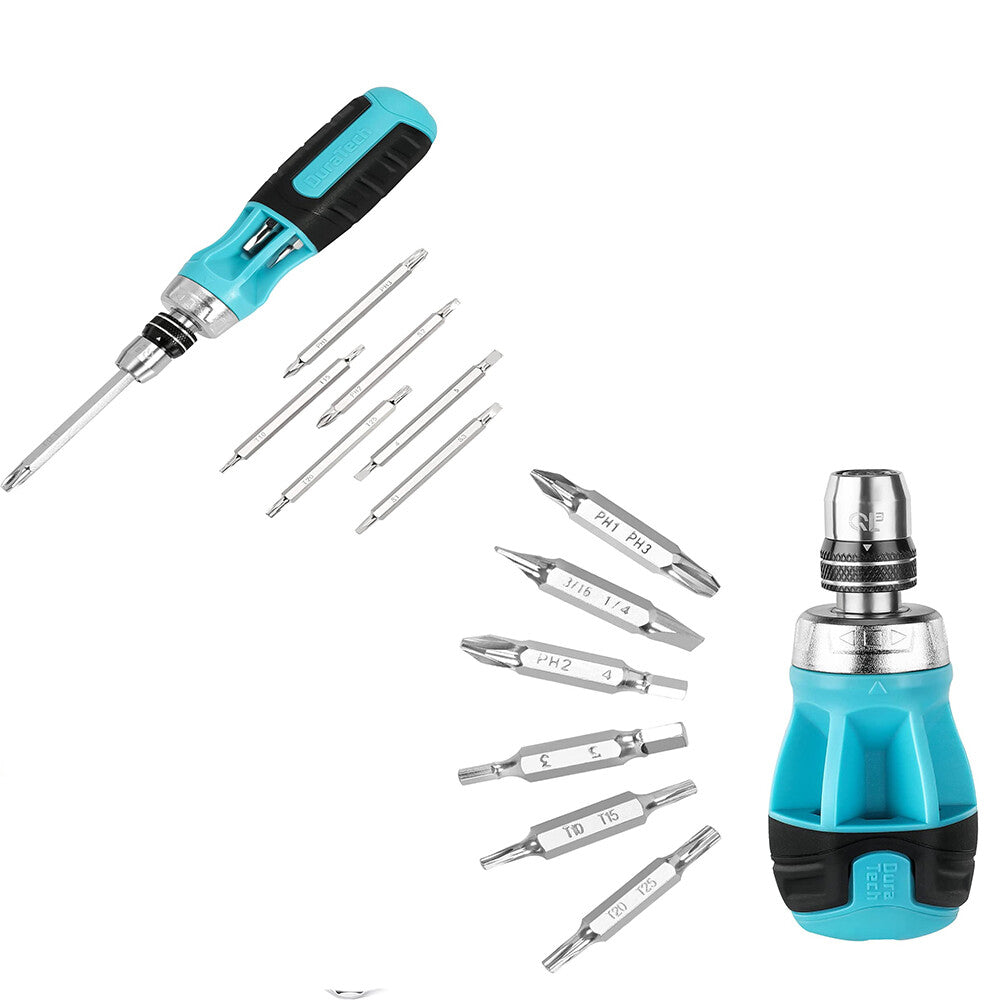 DURATECH 12-in-1 Ratcheting Screwdriver Set by DURATECH