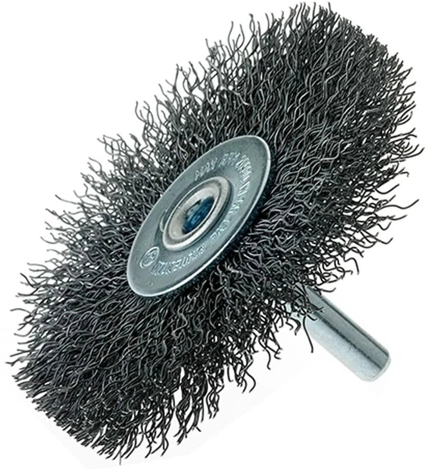 3" Crimped Carbon Steel Wire Wheel Brush W/ 1/4" | Built Supply Co
