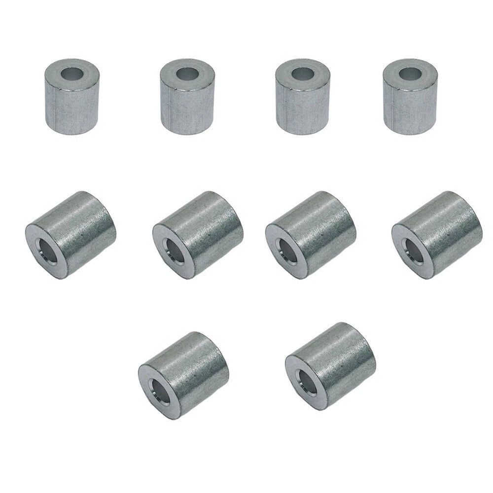Round Aluminum Crimp Ring Sleeve 1/4" Crimping Stop Sleeve For Wire