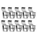 Stainless Steel Vinyl Side Clip Hooks Hanging For Security Camera