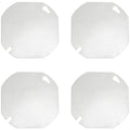 Stainless Steel Octagon Cover Plate 4 Inch For Electrical Box