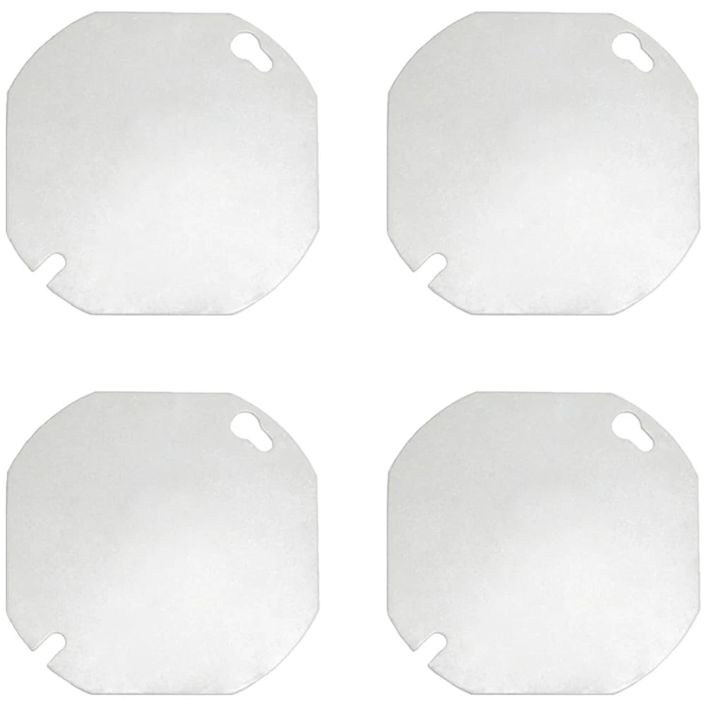 Stainless Steel Octagon Cover Plate 4 Inch For Electrical Box