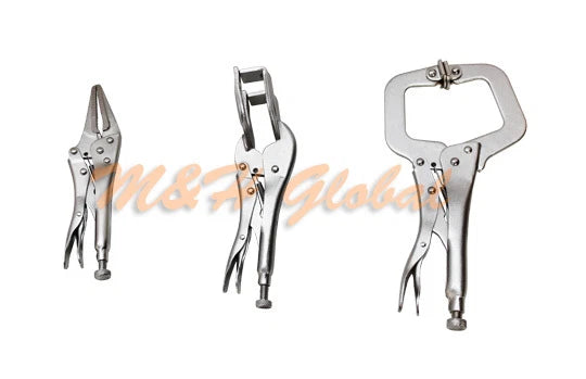 Welding Tool Set C-clamp Pliers Hand Vise Sheet Metal Curve Clamping