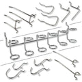 50pc Assorted Pegboard Hooks for Tool Organizer