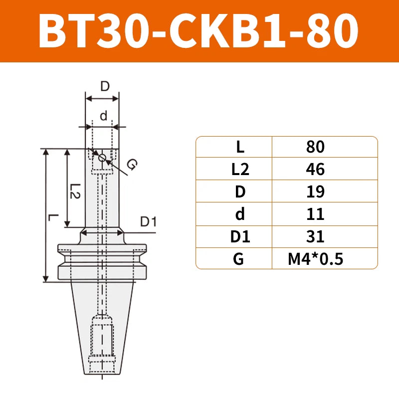 Ckb1 Boring Tool Holder Cnc Milling Machine Tool Shank