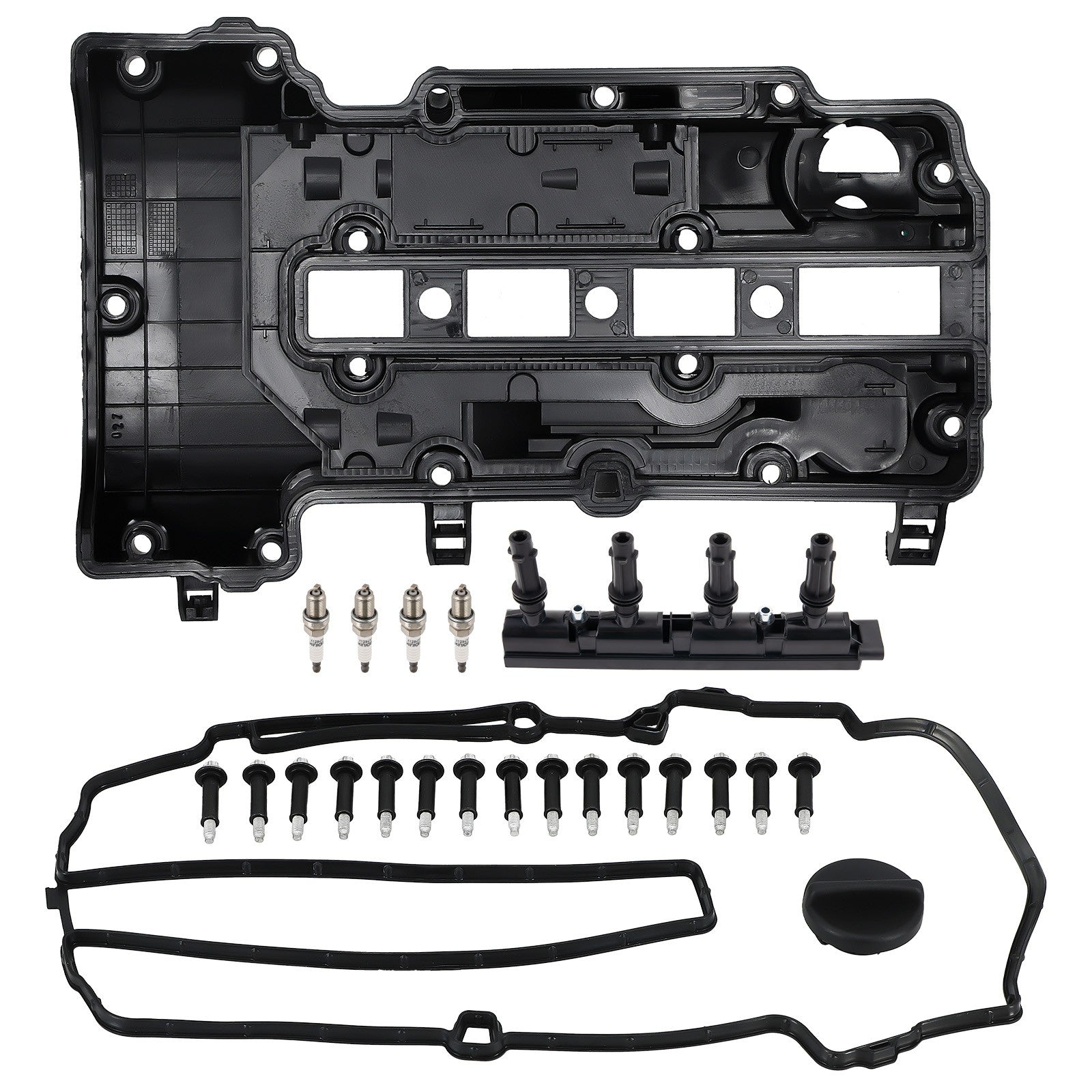 Valve Cover w/ Ignition Coil Spark Plugs for Vauxhall Corsa E 14-19