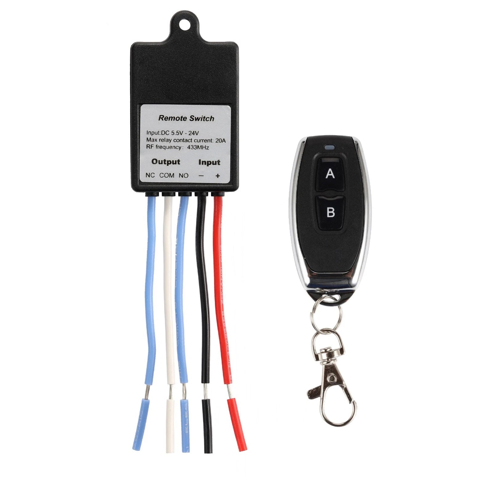 Wireless Remote Control Switch Relay Dc 5V 60V Dry Contact For