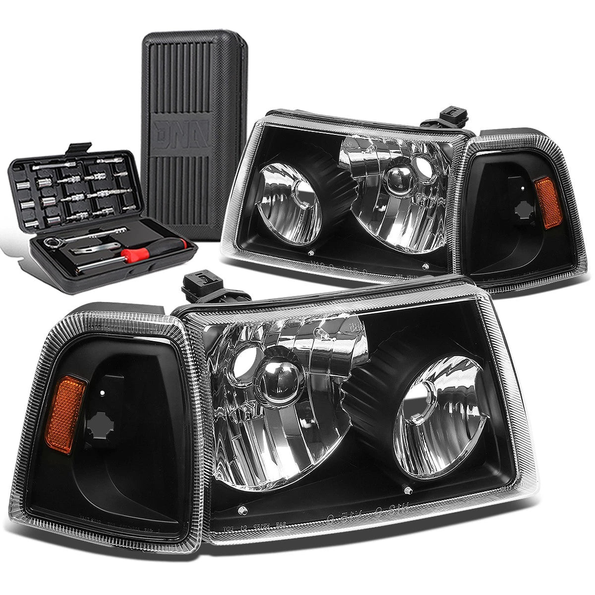 For 2001-2011 Ford Ranger Pair Black/amber Side | Built Supply Co