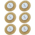 Neilsen Rotary Flat Steel Wire Brush Crimp Set wheel Fo