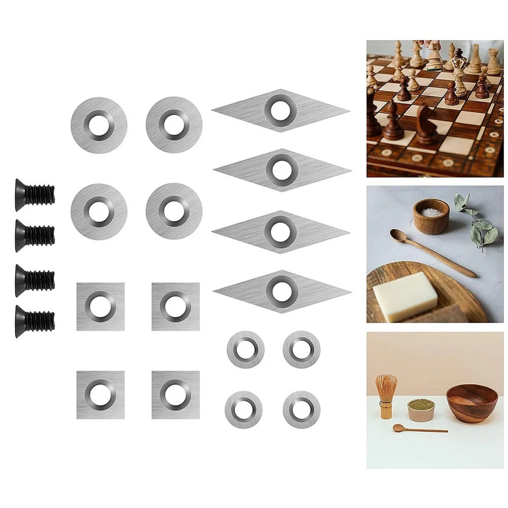 Carbide Tool Inserts Set For Wood Lathe And Creative Woodworking