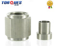 AN -4 (AN4 7/16" UNF 4AN ) 1/4" Hardline Tube Nut and Sleeve In