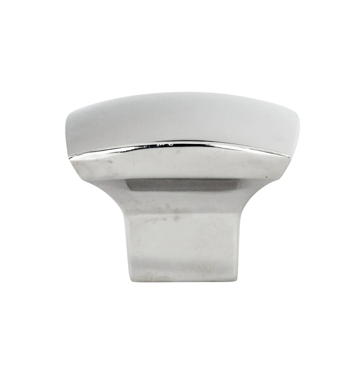 Zen Dynasty Square Style Nickel Cabinet Drawer Knob, 1-7/32" (31mm)