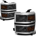 Fit 2014-2015 Chevy Silverado Pair Smoked Housing | Built Supply Co